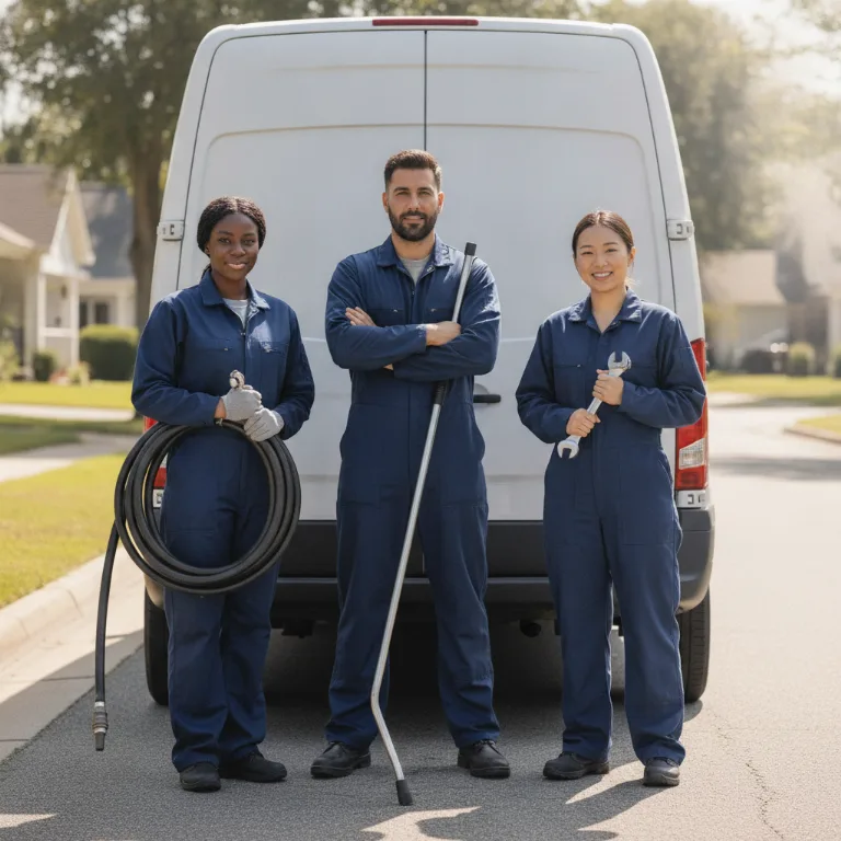 Klärgrube Leeren Team in Meiderich